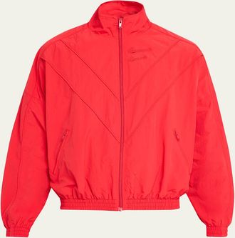 Willy Chavarria Mens Bad Boy Nylon Track Jacket