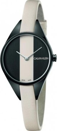 Calvin Klein Elegante Quartz Horloge - Dames - Horloges - Wit - ONE Size - Accessoires