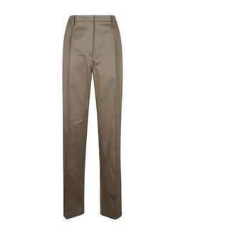 Prada Dames, Broeken, Bruin, Maat: M