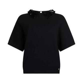 Liu Jo Dames, Blouses & Shirts, Zwart, Maat: XS Viscose