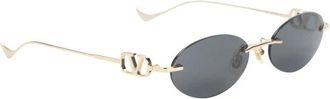Valentino Sunglasses, female, Multicolor, Size: 53 MM Vg0032S Metal Sunglasses