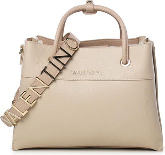 Mario Valentino Alexia Schoudertas Ecru - Dames - Handtassen - Beige - ONE Size - Tassen