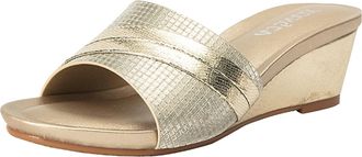 Generic Womens Mules with Heel - Pumps Womens Wedge Heel Slippers Slides Wedge Sandals Peep Toe Summer Shoes Platform Sandals Non-Slip Slippers Summer Beach S