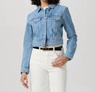 Paige Chantal Denim Jacket In Nalani