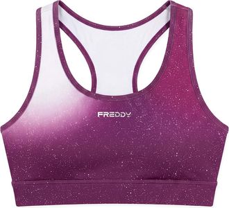 Freddy Sport Bra Supporto Medio in Jersey Quick Dry Stampa Stellata