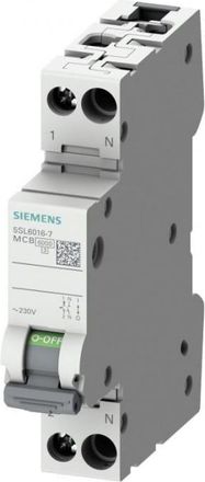 SIEMENS Interruptor Autom&aacute;tico 1+n C 4a 6ka Ac Sentron 5sl6004-7
