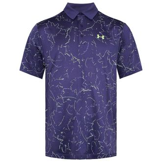 Under Armour Playoff 2.0 Heren Paars Poloshirt