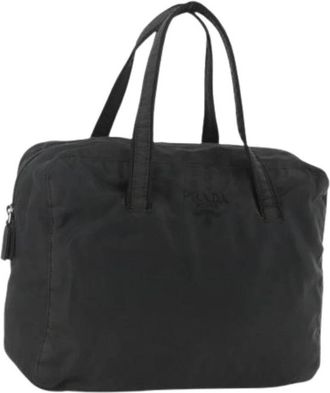 Prada Pre-owned Vintage Nylon Handtas - Dames - Vintage Handtas - Zwart - ONE Size - Nylon - Vintage
