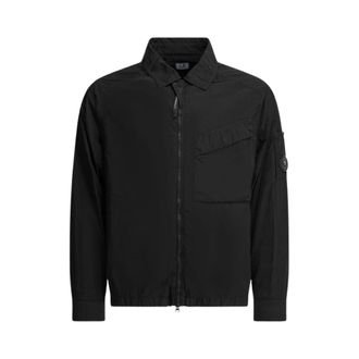 C.P. Company C.p. Company - Veste Surchemise - Heren - Jassen - Zwart - Maat: M Zijde