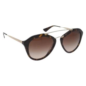 Prada Pre-owned Vintage Zonnebrillen - Dames - Pre-owned - Bruin - Maat: ONE Size