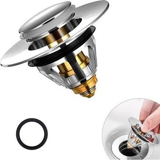 OEM Tap&oacute;n Universal Emergente Para Fregadero Con Filtro Para Cabello, Antiolor, Antibloqueo, Tap&oacute;n De Desag&uuml;e De Acero Inoxidable Para Fregadero De Cocina