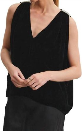 Velvet Adelle Top In Black