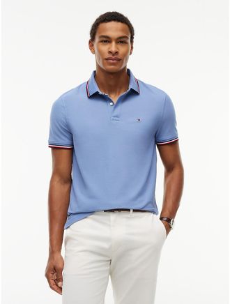 Tommy Hilfiger Mens Regular Fit Tommy Wicking Polo - Washed Ink - XXXL