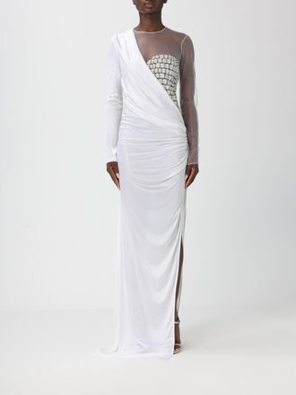 Elisabetta Franchi Abito lungo Elisabetta Franchi in crêpe con strass