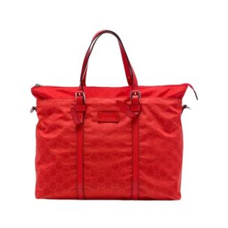 Gucci Pre-owned Vintage Satchel - Dames - Vintage Shopper - Rood - ONE Size - Nylon - Vintage