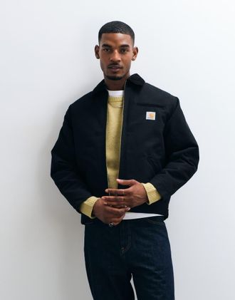 Carhartt Work in Progress giacca OG Detroit nera-Nero