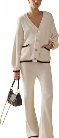 SANCIA Womens The Soraya Knit Pants In White