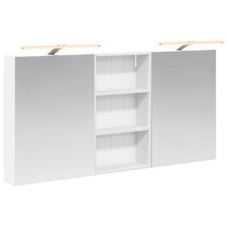 vidaXL Juego De Muebles De Ba&ntilde;o Con Estante 3 Pcs 140 X 14,5 X 70 Cm Vidaxl