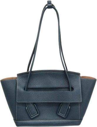 Bottega Veneta Pre-owned Shoulder Bags, female, Blue, Size: ONE SIZE Pre-owned Shoulder Bag
