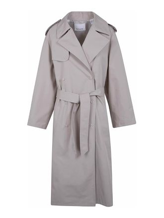 Frankie Shop Riva Cotton Trench Coat