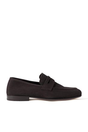 Mr P. Suede Penny Loafers