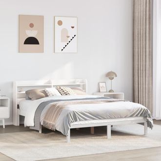 Berkfield Home Bed Frame without Mattress White 160x200 cm Solid Wood Pine