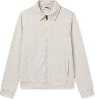 Freddy Felpa full zip con collo a camicia in tessuto effetto tricot