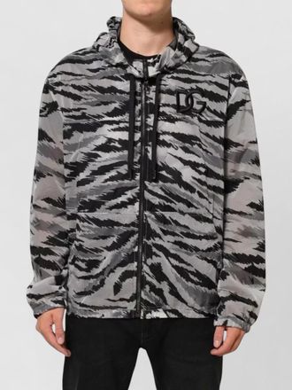 Dolce & Gabbana camouflage hooded jacket