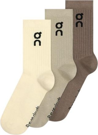 On Logo Sock High 3-Pack Multifunktionssocken - Unisex | beige