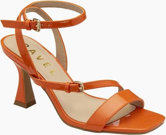 Ravel Womens Arten Womens Heeled Sandals - Orange Patent - Size: 3