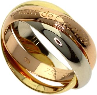 Cartier Yellow Gold (18K) Pink Gold (18K) White Gold (18K) Band Ring (Pre-Owned)