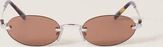 Miu Miu Sunglasses, Woman, Chocolate Brown Lenses