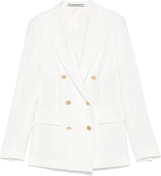 Tagliatore J-Paris Blazer - Dames - Blazers - Wit - L - Jassen