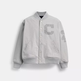 Coach Canvas Varsity Jacket