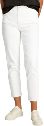 Calvin Klein Womens Ankle Grazer Mom Jeans, Blue (Denim Light), 28W/28L