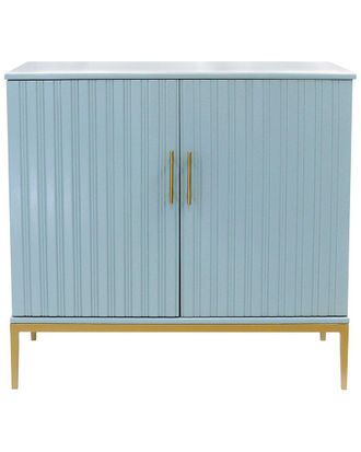 Pasargad Home Edgar Metal Frame Cabinet