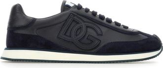 Dolce & Gabbana DG Cushion Sneakers - Heren - Sneakers - Blauw - 40 EU - Leer - Schoenen