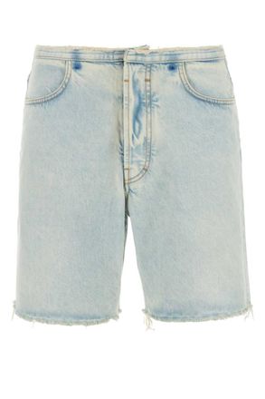 Givenchy Light Blue Denim Bermuda Shorts