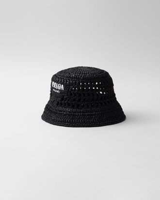 Prada Crochet bucket hat