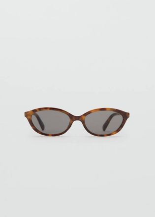 Mango Occhiali da sole montatura rettangolare cioccolato - Donna - Taglia unica - MANGO