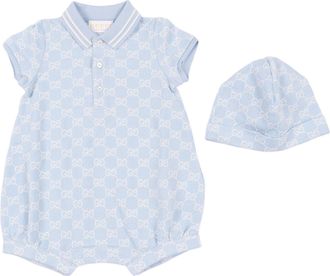 Gucci B Set Regalo Gg Piquet Di Cotone