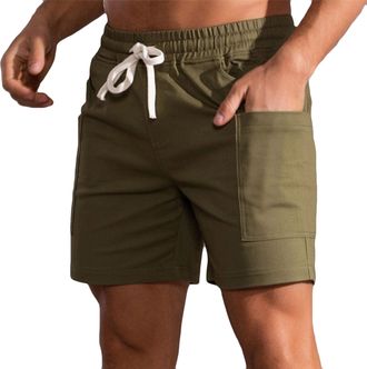 Generic Mens Running Shorts with Zip Pocket Mens Letter Print Drawstring Waist Shorts Compression Shorts Men Mens Hot Rave Sparkly Shorts Work Shorts Men Stre