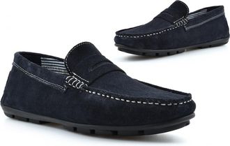 Generic Mens Real Suede Shoes Mens Casual Shoes Size 10 Rubber Sole Shoe Size 8 Suede Shoe Moccasin Moccasins Loafer Loafers Slip On Rubber Sole Casual Sizes 