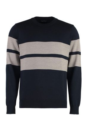 Paul & Shark Virgin Wool Crew-Neck Sweater