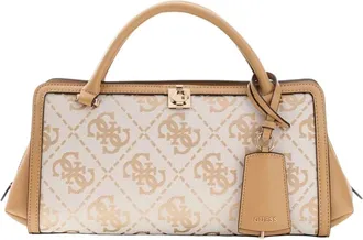 Guess Tassen, Dames, Beige, ONE Size, Polyester, Audrey Petit Monogramme