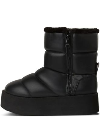 Karl Lagerfeld Gewatteerde laarzen met rits - Zwart