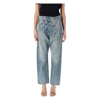 R13 Dames, Jeans, Blauw, Maat: W28 Katoen