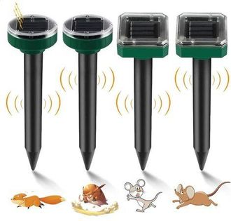 OEM Ulisem - Repelente Ultras&oacute;nico Solar De Topos - Resistente Al Agua Ip65 - Alcance De 15 M - Resistente A La Corrosi&oacute;n - Ahorro De Energ&iacute;a Solar