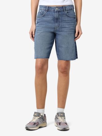 Noisy May Jeansshorts NOISY MAY NMHOLLA NW LOOSE SHORT AZ426MB NOOS, Damen, Gr. XL (42), N-Gr, blau (medium blau denim), Denim/Jeans, Obermaterial: 100% Baumwol