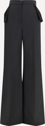 Nissa Wide-leg wool-blend Pants Female 38